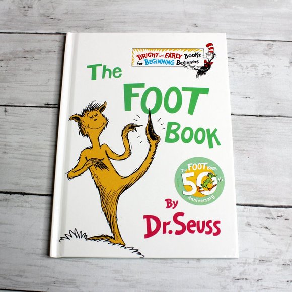 Dr Seuss The Foot Book Hardcover Kids Picture Story Early Reader - Picture 2 of 5